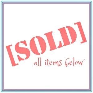 Everything below here is sold